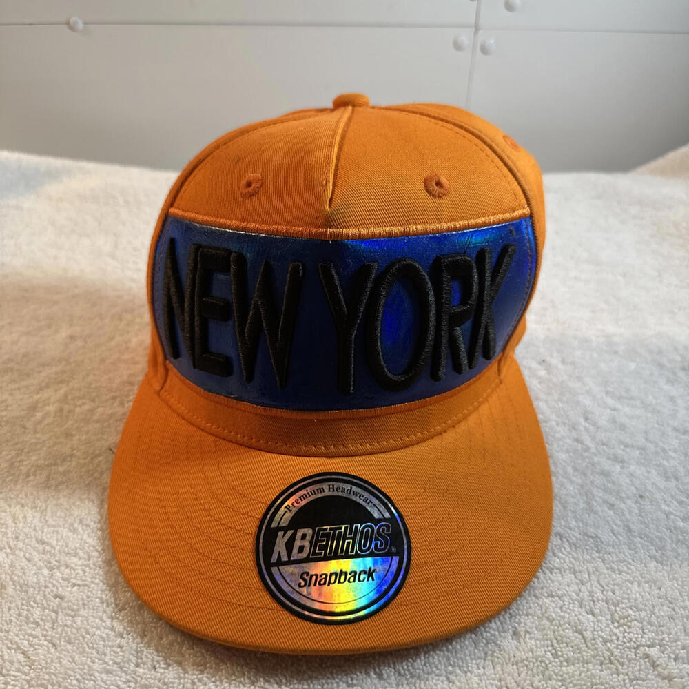 KB ETHOS ORANGE New York Baseball CAP